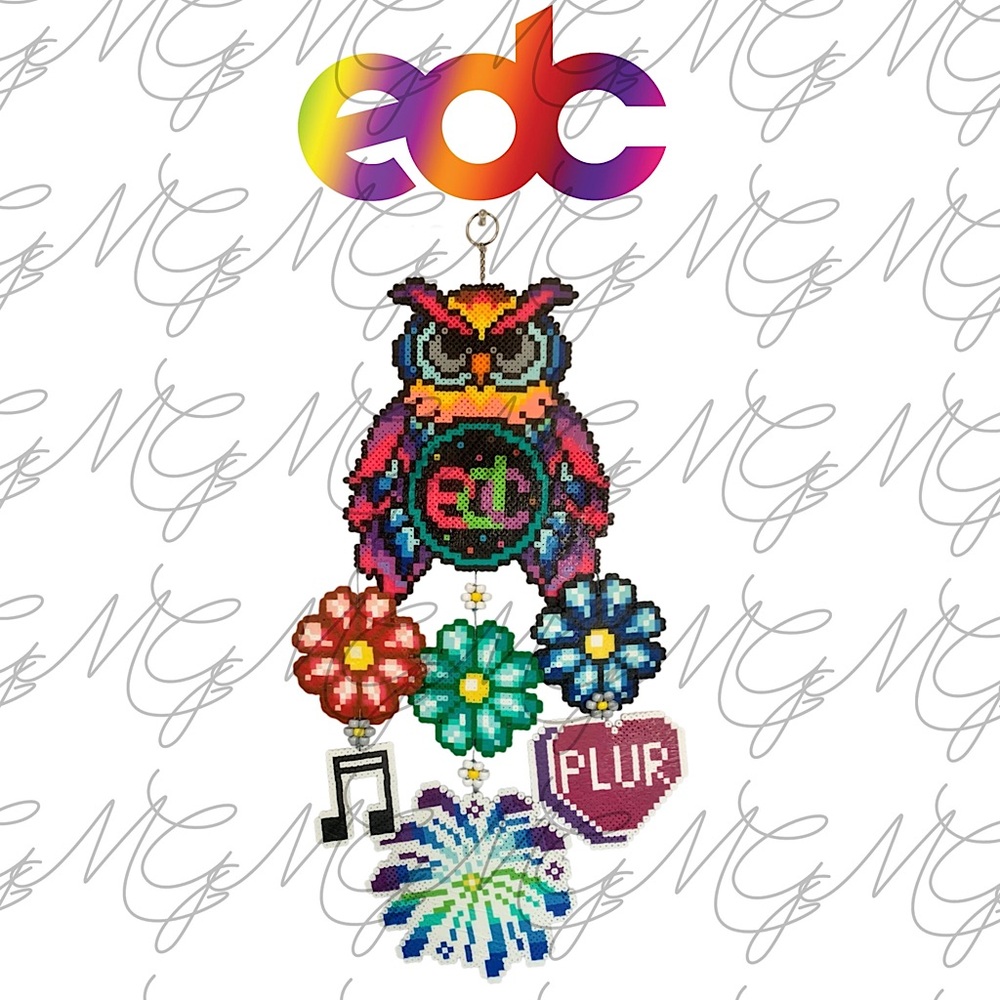 EDC FESTIVAL PERLER DREAM CATCHER RAVE